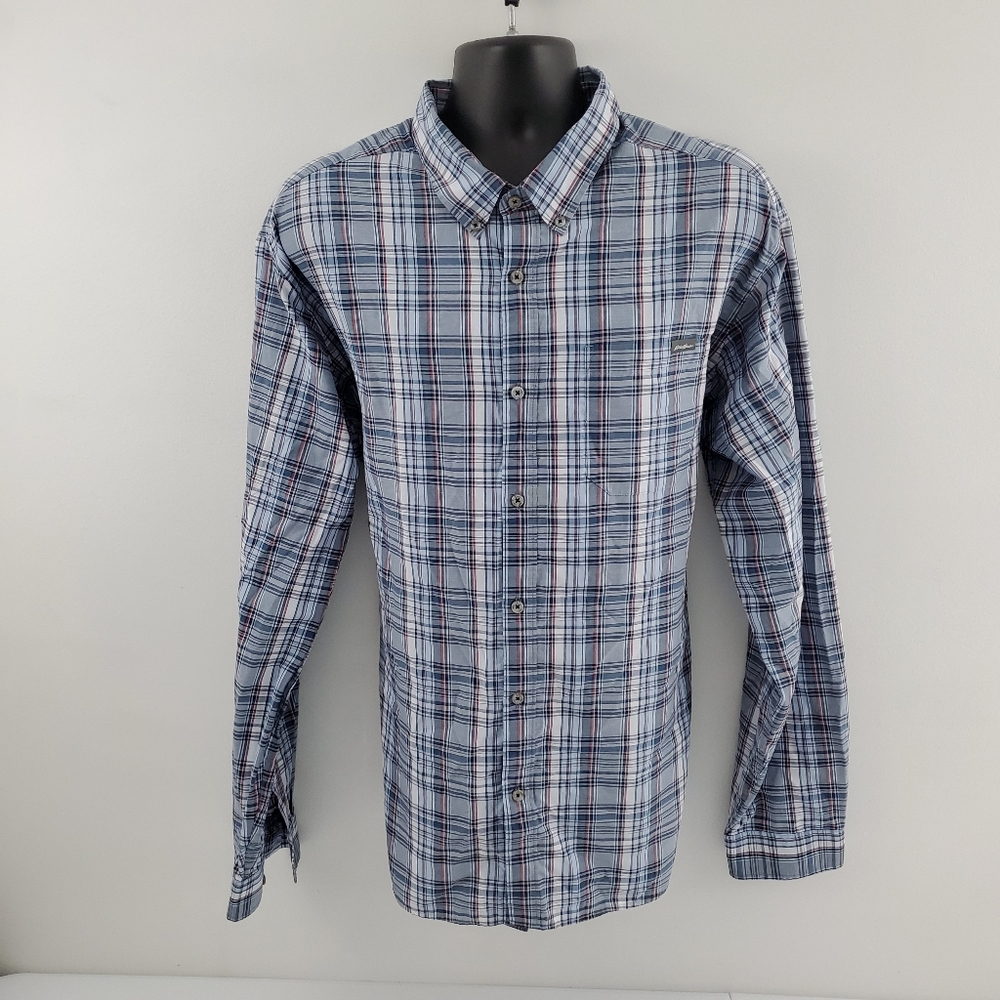 Eddie Bauer Button down shirt 3XL plaid